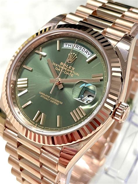 mens rose gold watch rolex|rolex day date 40 228235.